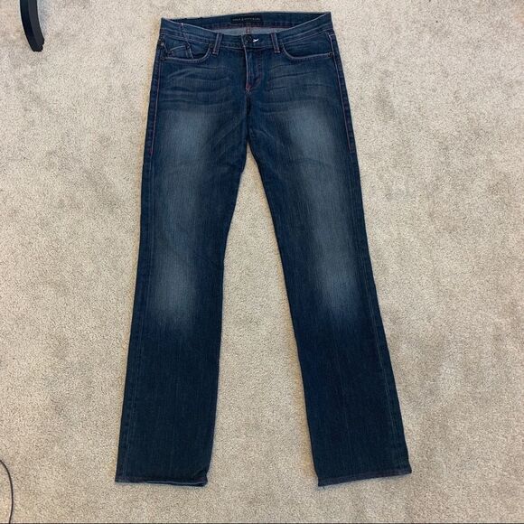 Rock & Republic Stella denim jeans Red Crystal Rhinestone pockets Sz 28 Stampede - Picture 4 of 12